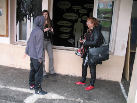 16 Octobre 2013 - Découvrant l'atelier, Cet élève dit à ses professeurs: "Finalement je vais aimer les Arts Plastiques" © Patrice FERRASSE