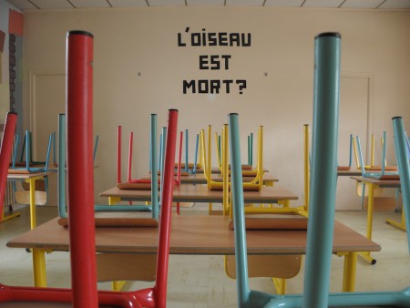 13 Octobre 2013 - Installation en salle d'étude © Patrice FERRASSE